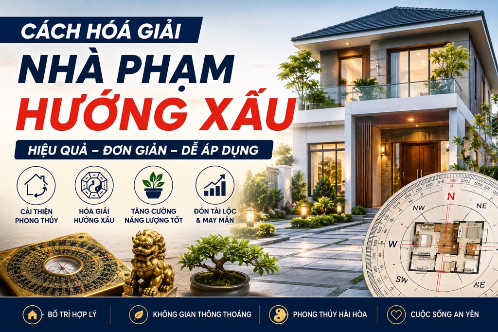 Cách Hóa Giải Nhà Phạm Hướng Xấu