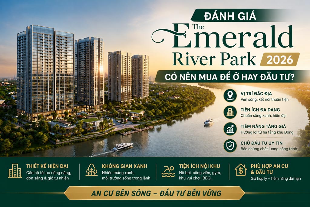 Đánh Giá The Emerald River Park 2026: Có Nên Mua Để Ở Hay Đầu Tư?