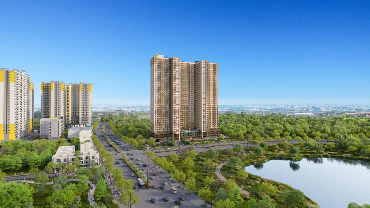 Phối cảnh Bcons Aria